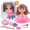 Toys Dolls Styling Head Makeup Comb Hair Toy Doll Set Pretend Play Princess Dressing Play for Little Makeup Learning Girls