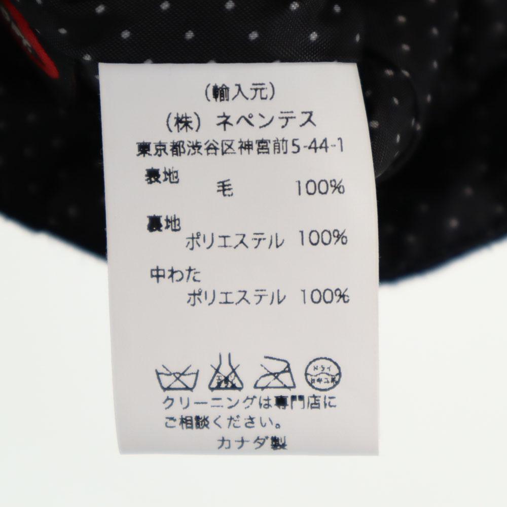 ENGINEERED GARMENTS Made In Canada Border Pattern Batting Vest M Navy Men's Used