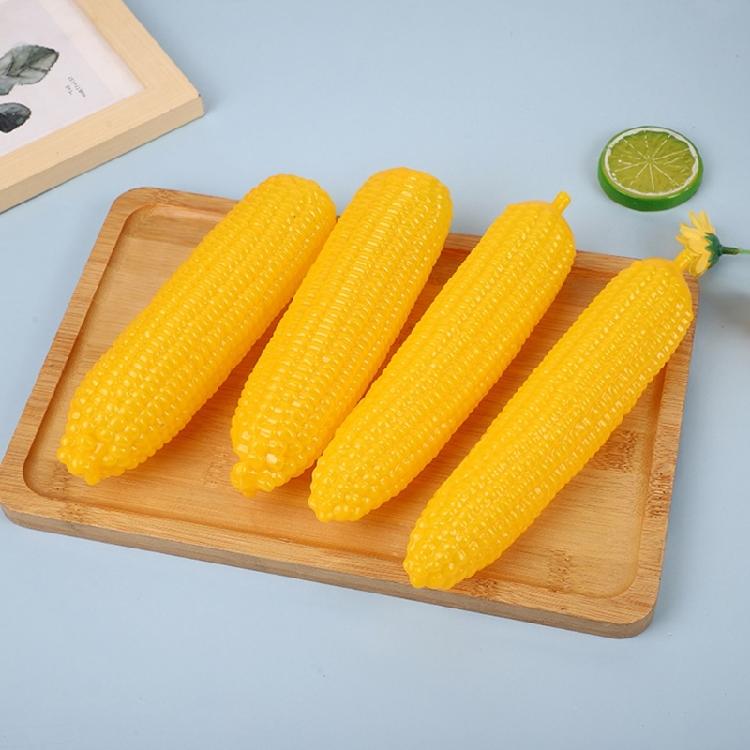 6Pcs Artificial Corn Realistic Corns Models Kitchen Vegetable Decoration for Display Home Decoration Photography