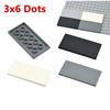 DO IT YOURSELF Ceramic Tile Construction Bricks MOC Smooth Figures Blocks 4x4 6x6 8x8 8x16 7x7 Works With 10202 1751 Learning Creativity Playthings