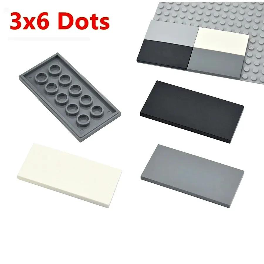 DO IT YOURSELF Ceramic Tile Construction Bricks MOC Smooth Figures Blocks 4x4 6x6 8x8 8x16 7x7 Works With 10202 1751 Learning Creativity Playthings