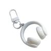 Stylish 3D Headphone Keychain Bag Pendant for Backpacks User Friendly Resin Creative Gift for Friends and Students