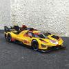 1/22 Ferrari 499P Endurance Race Alloy Sports Car Model Diecast Metal Racing Vehicles Car Model Simulation Sound and Light Kids Toy Gift