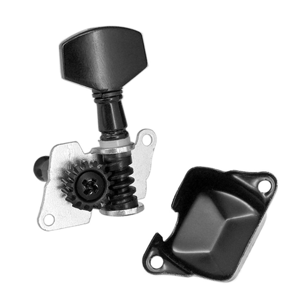 6 Pieces Guitar String Tuning Pegs Semi Closed Tuning Machine Machine Heads Tuners for Electric Guitar Acoustic