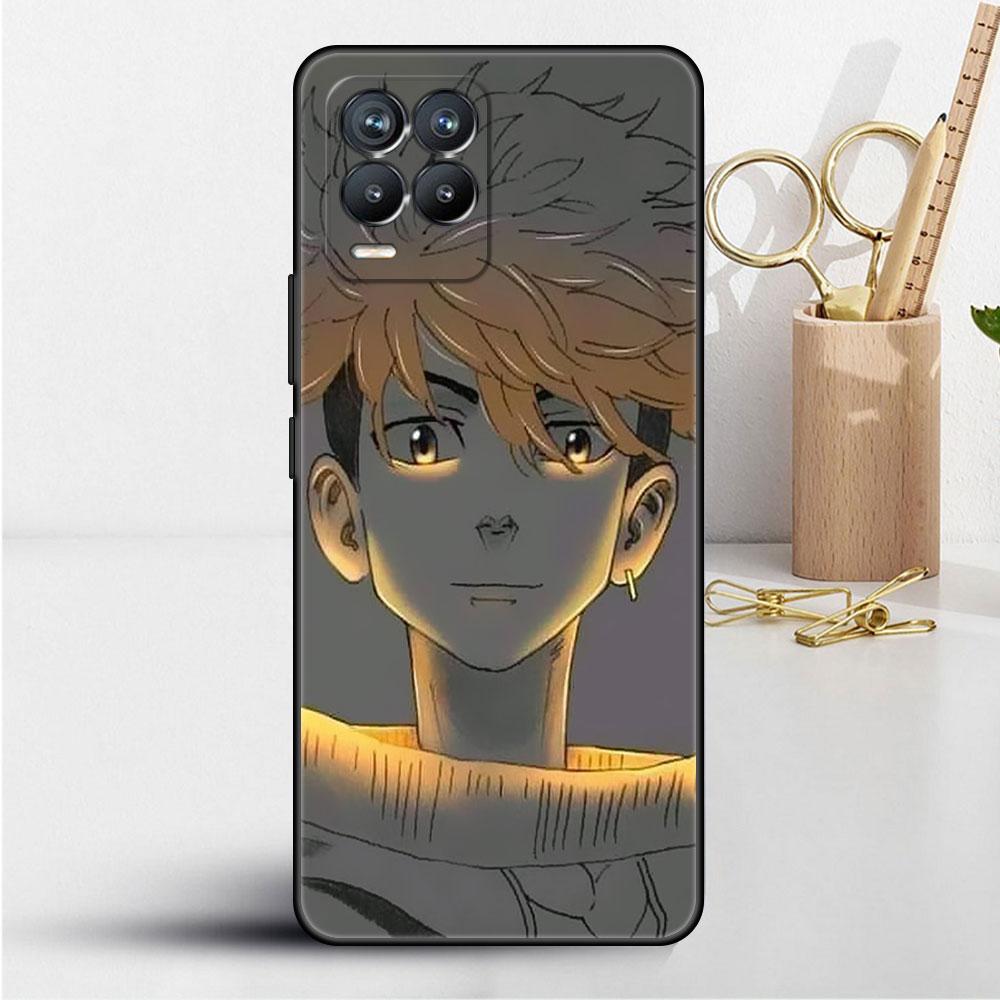 Weiche TPU-Hülle für Realme 8 C21 9 Pro 8i 9i GT Neo 3 2 C3 7 6 C21Y C15 C11 C35, Telefonabdeckung, japanischer Anime Tokyo Revengers