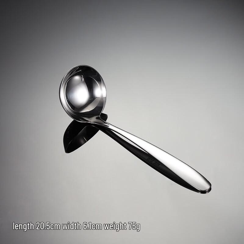 Qianxing 304 Stainless Steel Round Head Ladle and Colander Set