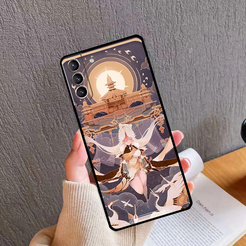 

Ningguang Genshin Impact Phone Case For Samsung Galaxy S24 S26 Ultra S20 S21 S22 S23 S25 Plus S10 S24 S25 FE Cover Galaxy S20 Plus