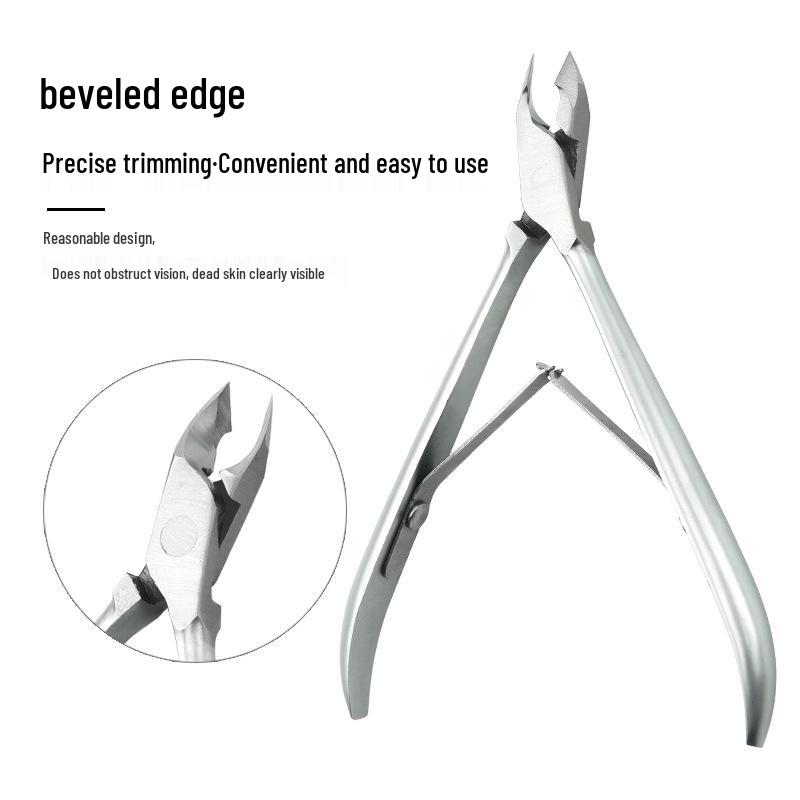 Nail Art Cuticle Nippers: Small Beauty Tweezers for Hangnails and Skin Trimming