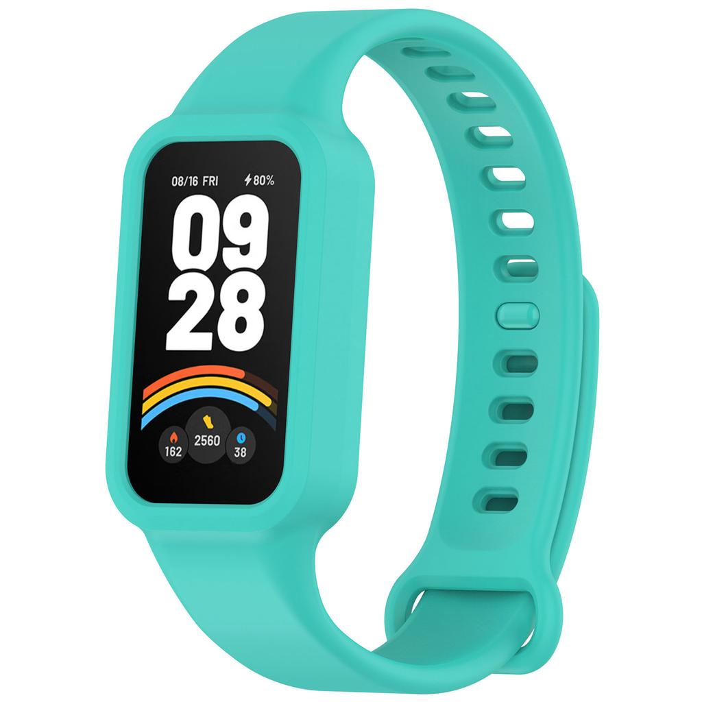 Braccialetto Flessibile in Silicone Impermeabile Resistente al Sudore Antigraffio Cinturino Per Xiaomi Smart Band 9 Active Braccialetto Impermeabile