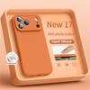 Official Liquid Silicone Case For iPhone 17 Air 16 15 14 13 12 11 Pro Max Plus 16E Camera Protection Shockproof Matte Soft Cover