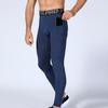Men Running Compression Pants Quick Dry Elastic Waist Sports Tights Leggings