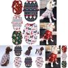 Cozy And Soft Christmas Pet Apparel T-shirt For Dogs And Cats With Delightful Holiday Design