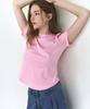 Deuloupisumeon Supima Silket Slim Short Sleeve T-Shirt [Pink]