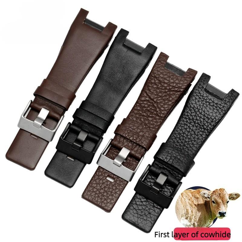 Concaaf Echt lederen horlogebandje Voor Diesel DZ1216 DZ1273 DZ4246 DZ4247 DZ287 horlogeband heren koeienhuid horlogebandje armband
