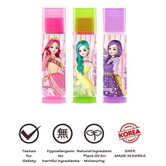 Little Bling Moisturizing Lip Balm #Juju Pink Secret Jouju Ages 4 Up Low Irritation Childrens Care Kids Cosmetics Girls Princess