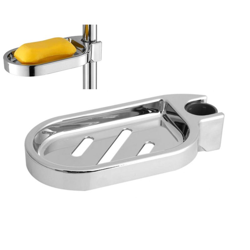 ABS Adjustable Shower Rod Slide Soap Dish Soap Pallet Soap Holder Soap Box