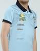 MONTE CARLO Boys's Regular Fit Printed Polo Half Sleeve T-Shirt