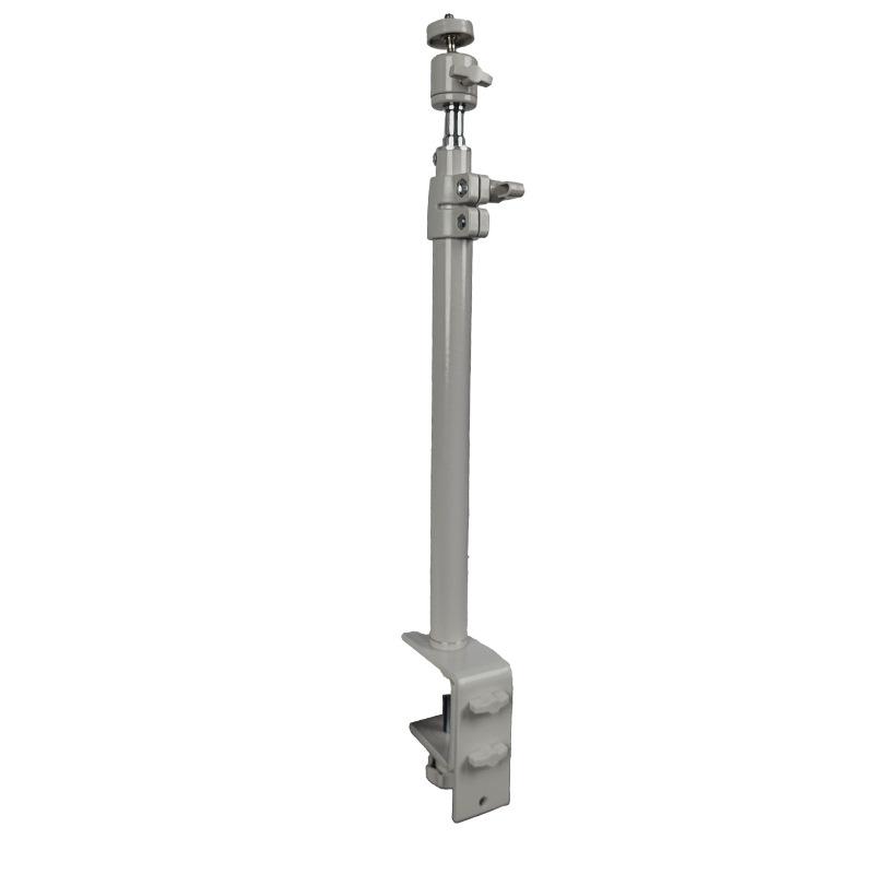 Telescopic Phone Stand with Strong Clamp for Live Broadcasts and Overhead Food Photography, Includes Fill Light
