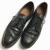 1963 Made? FLORSHEIM Kenmoor Long Wingtip Shoes Black Size 26.027.0 Vintage Imperial Men's