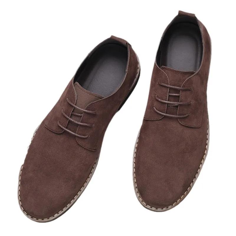 Men Matte Leisure Shoes Retro Floral Pattern Men Dress Shoes Fashion Lace-Up Flats High Quality Business Men Party Wedding