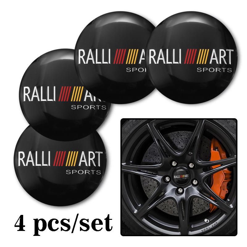 4Pcs Car Emblem Wheel Hub Center Cap Sticker Rim Badge Cover For Mitsubishi Eclipse Lancer Mirage Jinxuan Galant Mirage Montero