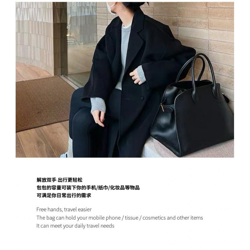 High-quality Niche Cowhide Bag Tote Women's 2024 Leather Large-capacity Commuting Handbag