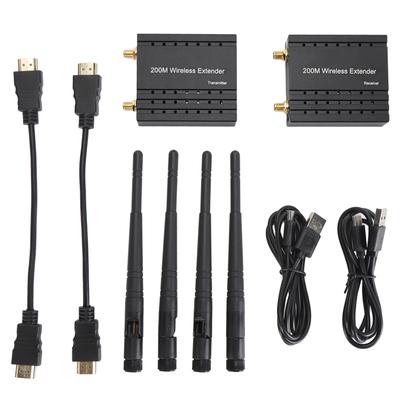 Wireless HD Multimedia Interface Extender 656ft 5.8GHz 1080P 60Hz HD Transmitter Receiver for TV DSLR Projector DVR