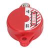 Blocco Valvola a Saracinesca Pieghevole 25 A 64 mm Blocco Volantino Tagout Isolamento Valvola di Tubazione Industriale