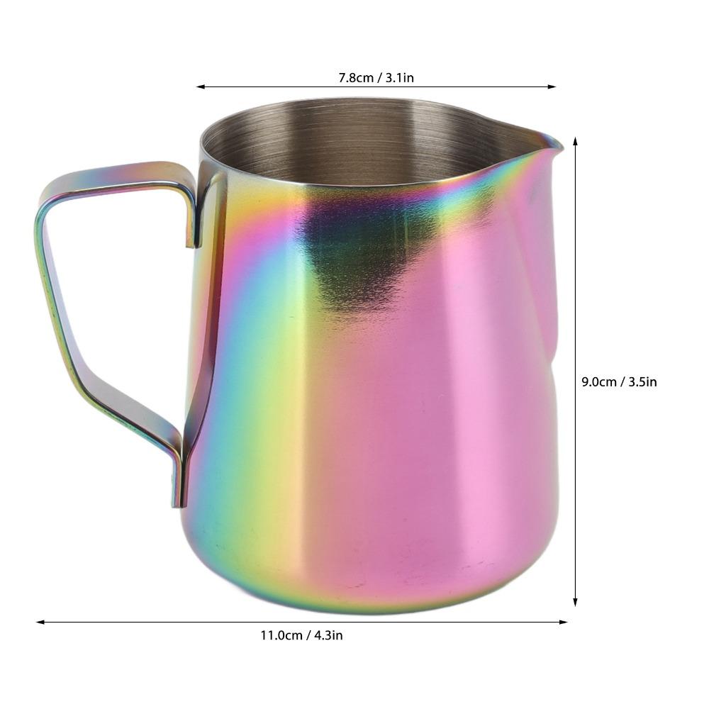 550ML Milk Frothing Cup Stainless Steel Coffee Frothing Pitcher Portable Latte Cup Milk Tea Shop