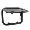 16x12in RV Window Black Tempered Glass Sunproof Motorhome Exit Window with Support Rod and Screen for Trailer Van Truck