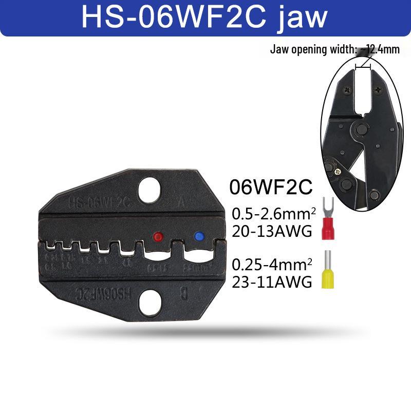 HS High-Precision Ratchet Crimping Pliers for Pin, Bare, and Pre-insulated Terminals