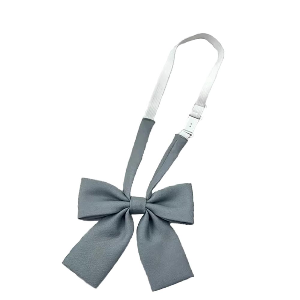 Fashion Short Striped Student Bow Tie Women's Shirt Bow Tie Bowties Casual Adjustable Rubber Band Neckties