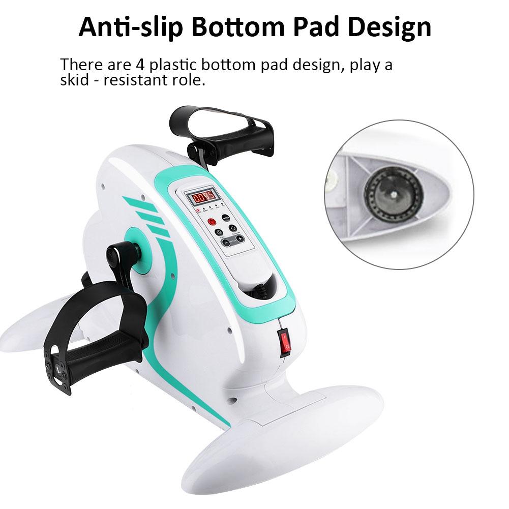 110V Fitness Motorized Electric Mini Exercise Bike Foot Pedal Trainer Exerciser US