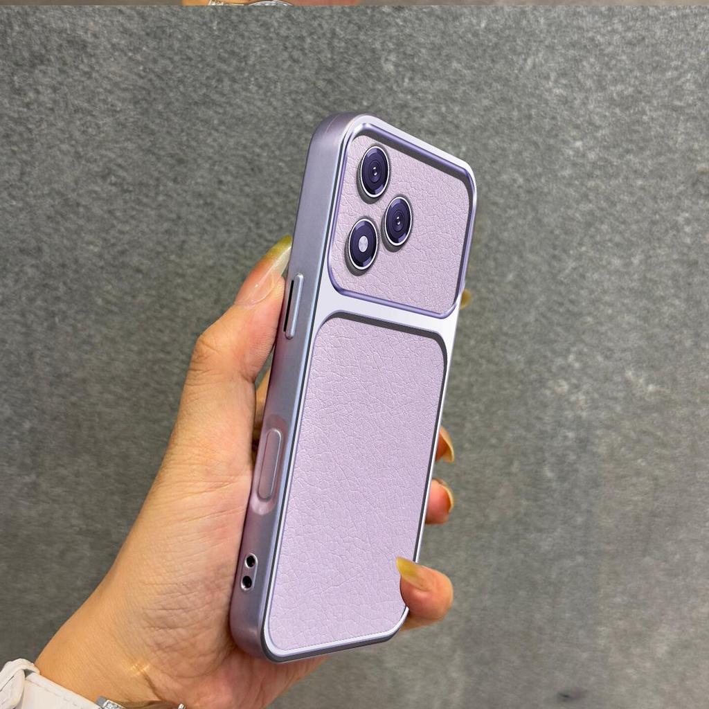 Luxury Faux Leather Case for HONOR 400 Lite Shockproof Big Window
