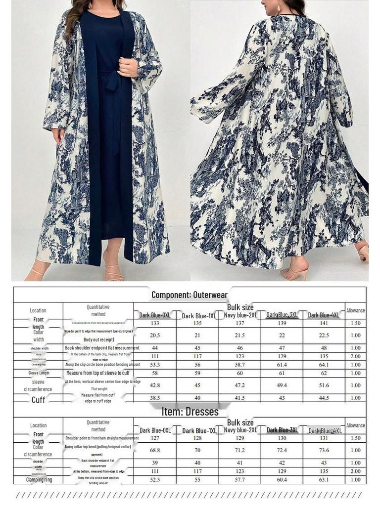 Cross-Border Plus Size Casual Women's Dress - Spring/Autumn Collection