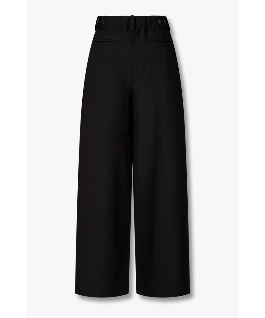 STUDIO TOMBOY Tuck Pleated Back-Banding Wide Pants _Black_9176331971
