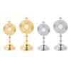 Standing Crucifix Catholic Car Ornament Zinc Alloy Tabletop Cross Statue for Luxury Home Decoration Accessories
