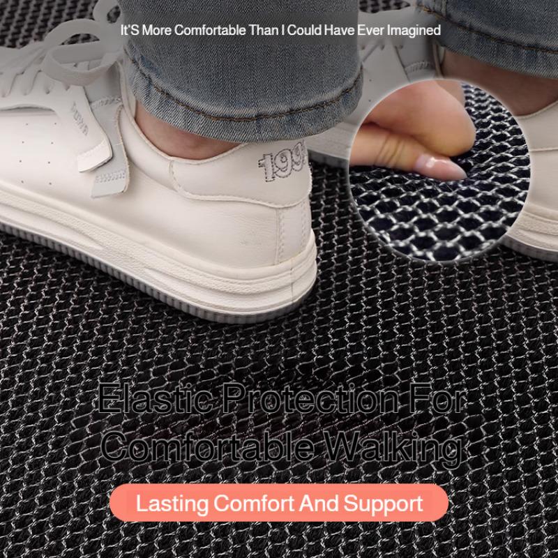 Hotel Anti-slip Floor Mats Elastic Super Soft Entrance 3D Mesh Heavy Duty DoorMats Outdoor Villa Welcome Mat Anti-fouling Doormat Easy To Clean