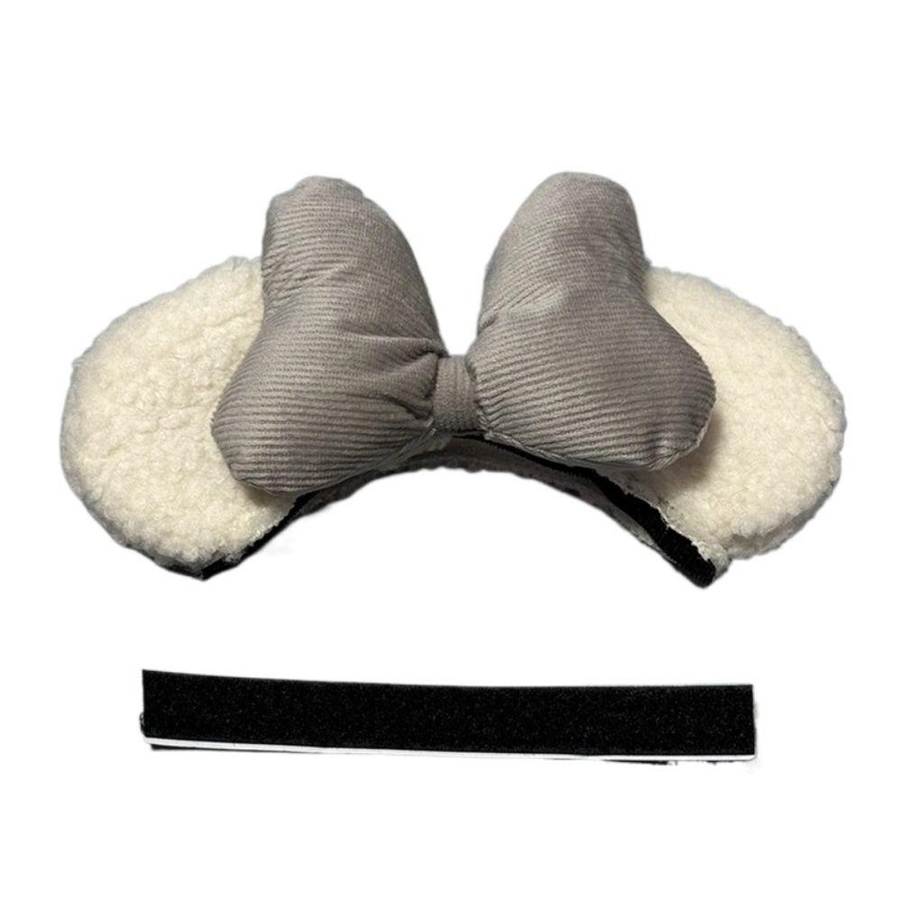 Decorative Motocross Stickers Plush Helmet Decor Motorcycle Helmet Cat Ears  Helmet Accessories