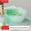VAKADA Frostat Glas Sallads- och Fruktskålar