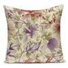 Flower Pattern Decorative Sofa Seat Cushion Cover Fresh Floral Print Pillowcase Home Decor Square Custom Throw Pillows Cover