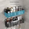 LIEI Punch-Free Suction Cup Bathroom Storage Shelf