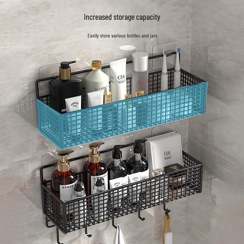 LIEI Suction Cup Bathroom Storage Shelf
