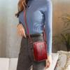 Pu Phone Bag Womens Small Crossbody Purse With Flap Closure For Daily Use