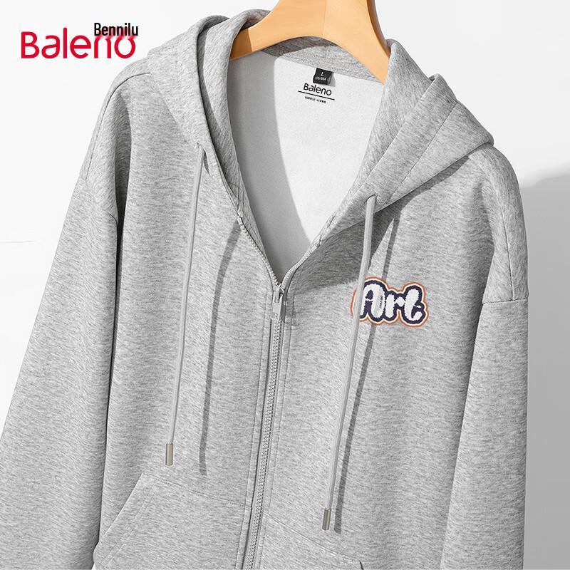 

Baleno Men s Relaxed Fit Hooded Zip Sweatshirt Jacket 5XL