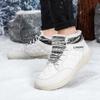 TUINANLE Winter Thick Bottom Plush Fur Snow shoes Warm Cotton Shoes Women's Casual Lace Up Keep Warm sneakers