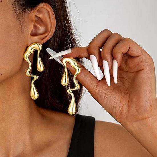 Últimos brincos de conjunto ocidental elegantes para mulheres e meninas