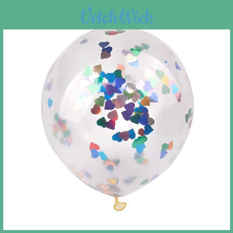 Durable 12" Confetti Balloon Latex Helium Adds A Fun Touch To Birthday And Wedding Decor
