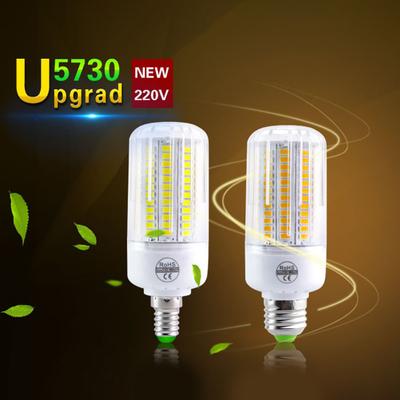 AC 110/220V 3/4/5/7/8/9/12/15/18W E27 E14 B22 5730 SMD LED Mısır Işık lamba ampulü