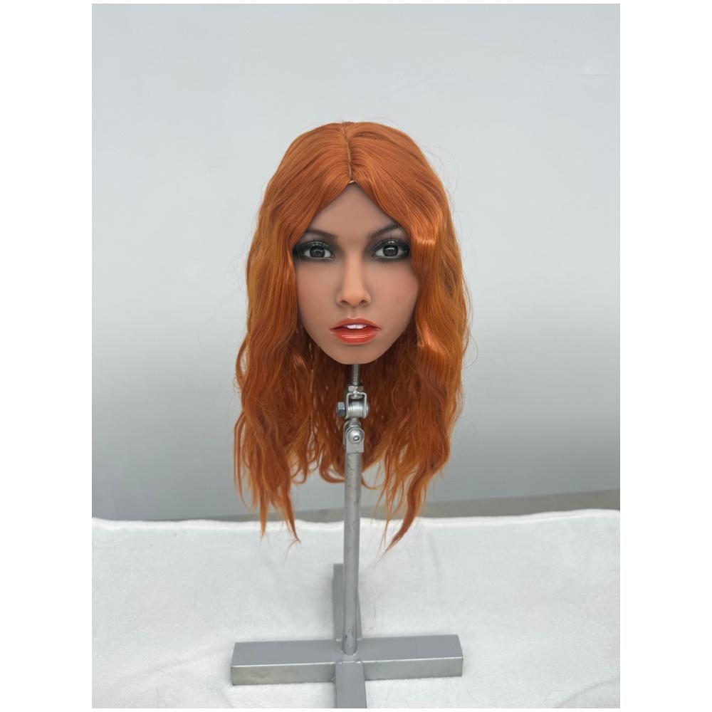1:1 Life Size Realistic Silicone Head Super Soft Skin-Like Texture Hand Painted Detailed Face Photography-SONGYI
